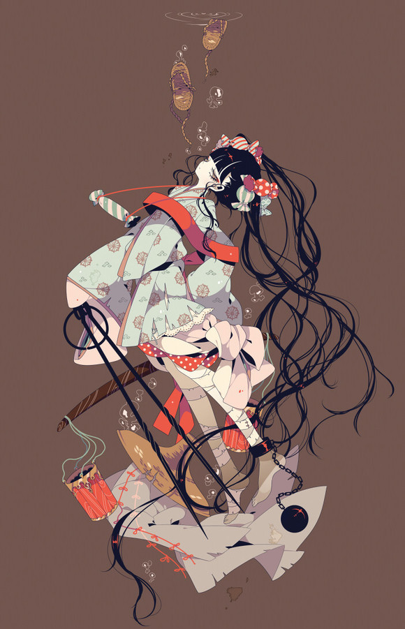 动漫插画,绘梦之旅,自信与成长的绽放