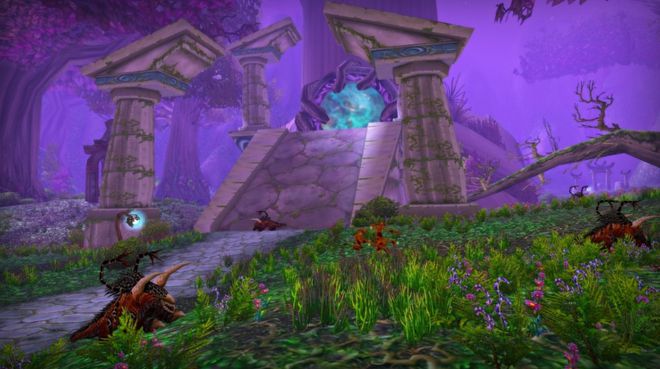 探索神秘暮色森林的自然秘境