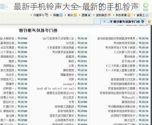 最新铃声大全,潮流变迁与音乐时代的印记