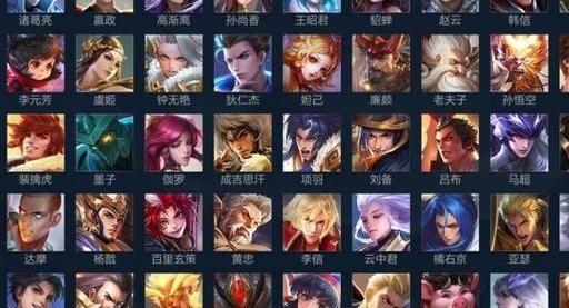 最新王者荣耀英雄角色大全,一网打尽王者英雄角色